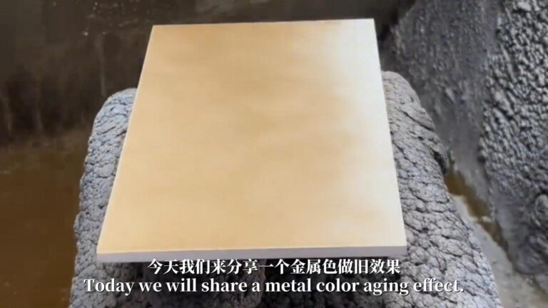 金属色做旧效果