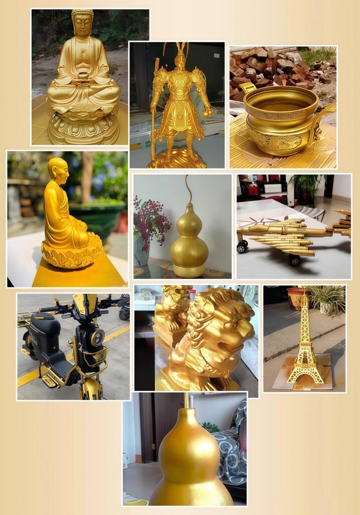 黄金涂料，黄金油漆颜色