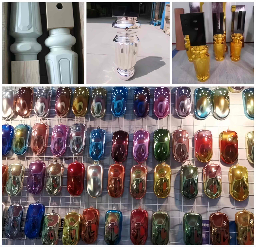 工业电镀油漆，彩色镀漆，金属漆光泽效果