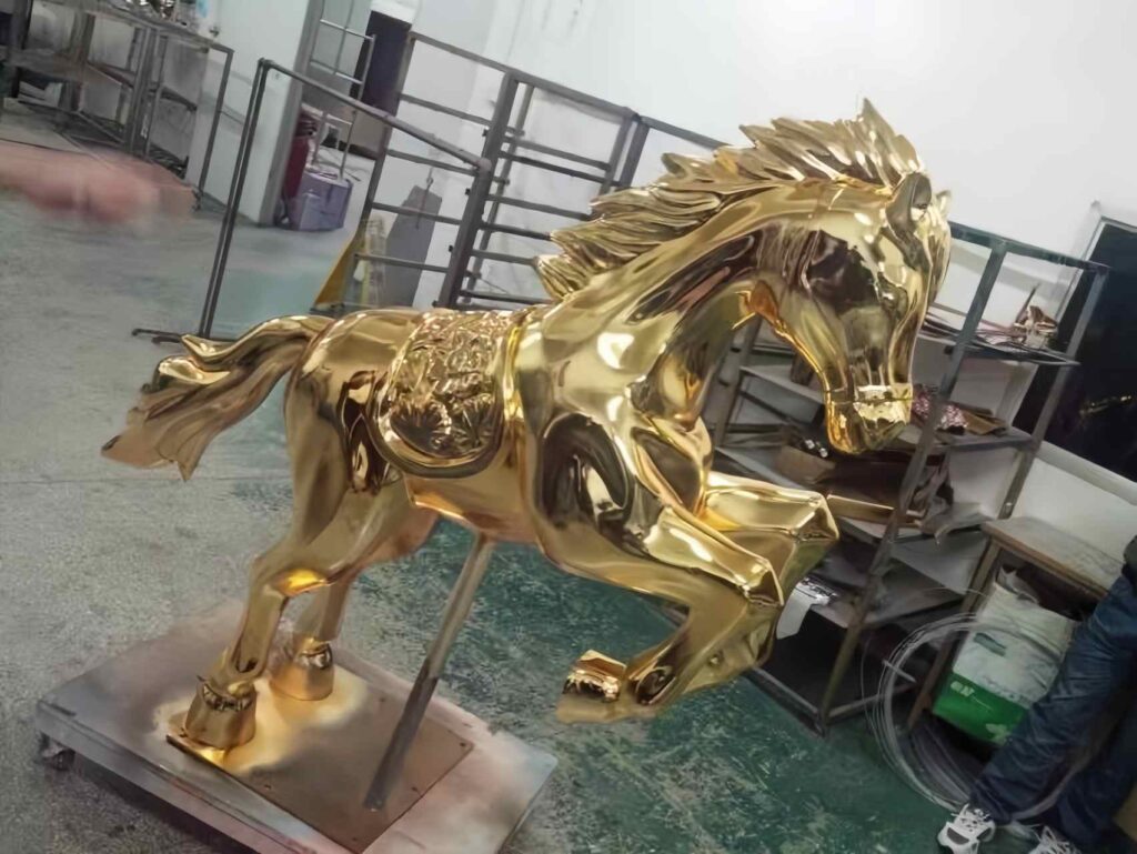 镜面反光漆效果，电镀工艺品