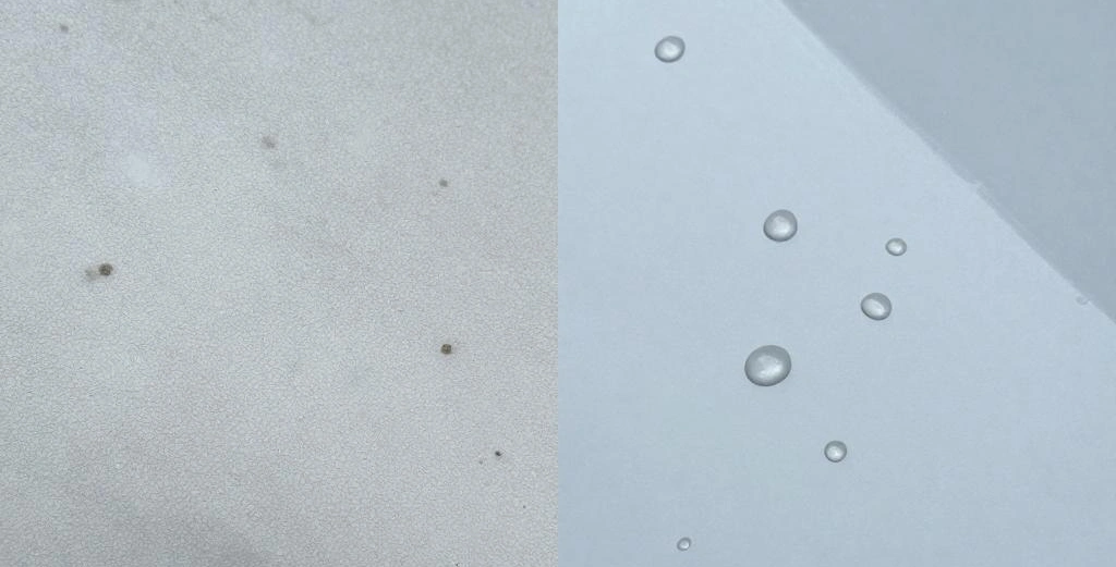 油漆表面涂层对比
