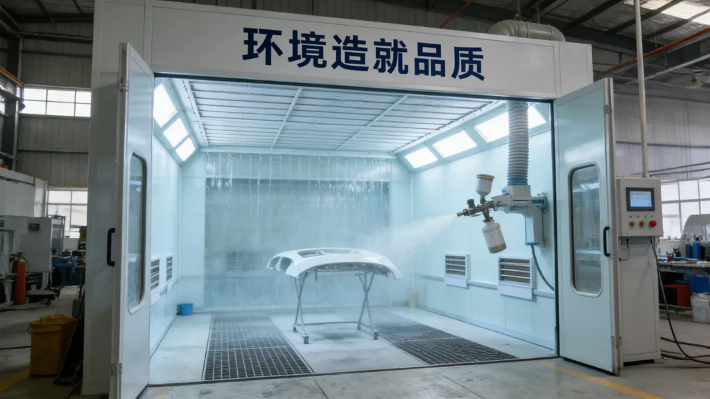 专业的油漆喷涂房间