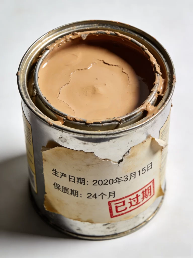 变质过期的油漆