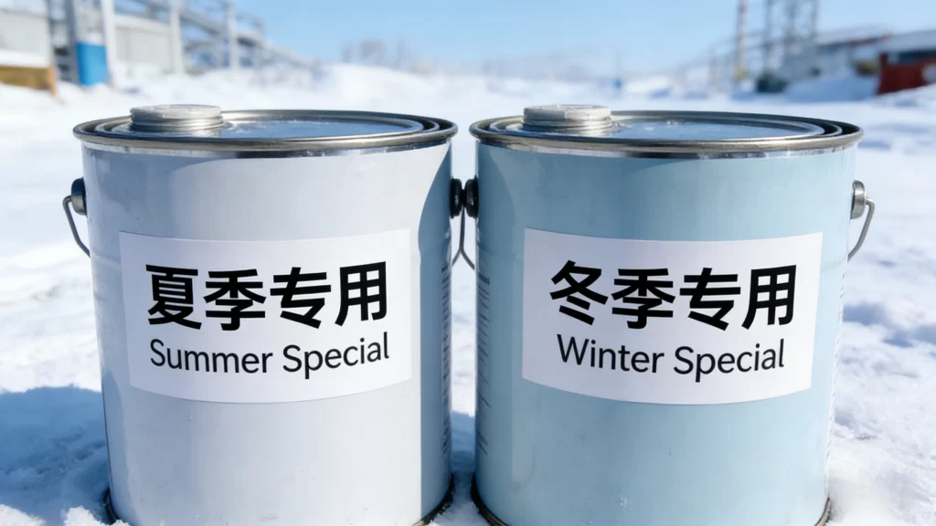 夏季和冬季专用的油漆
