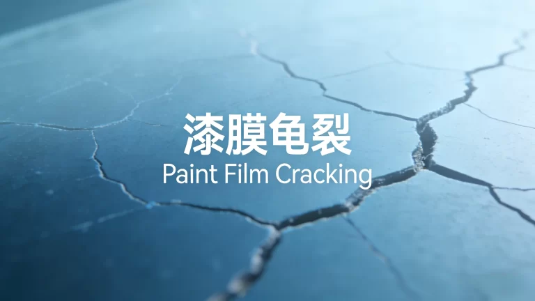 油漆涂层开裂，劣质油漆导致裂开