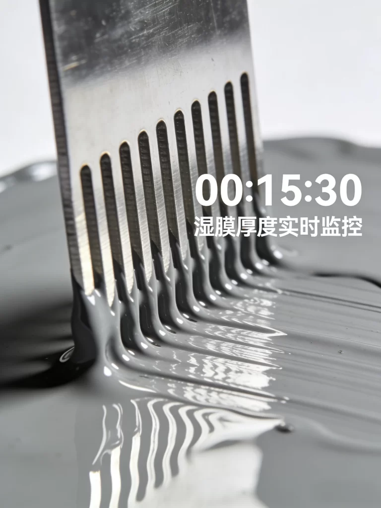 湿膜厚度实时监控