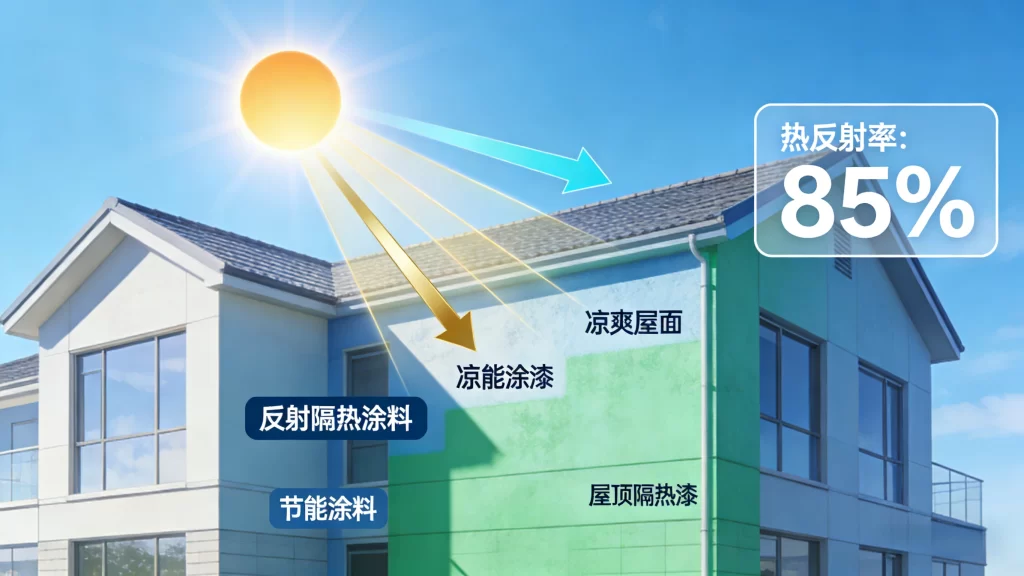 建筑涂料反射阳光