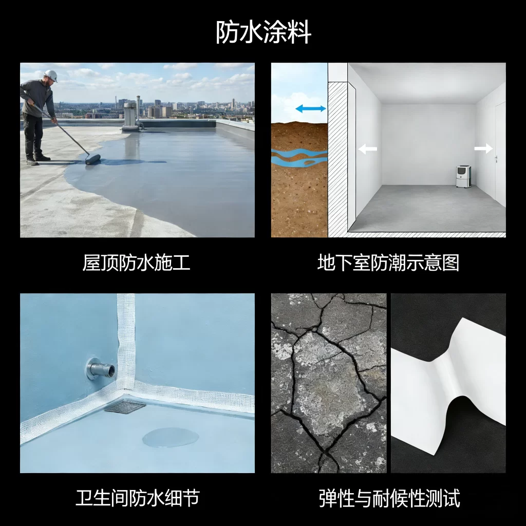 防水涂料，工业油漆，建筑涂料