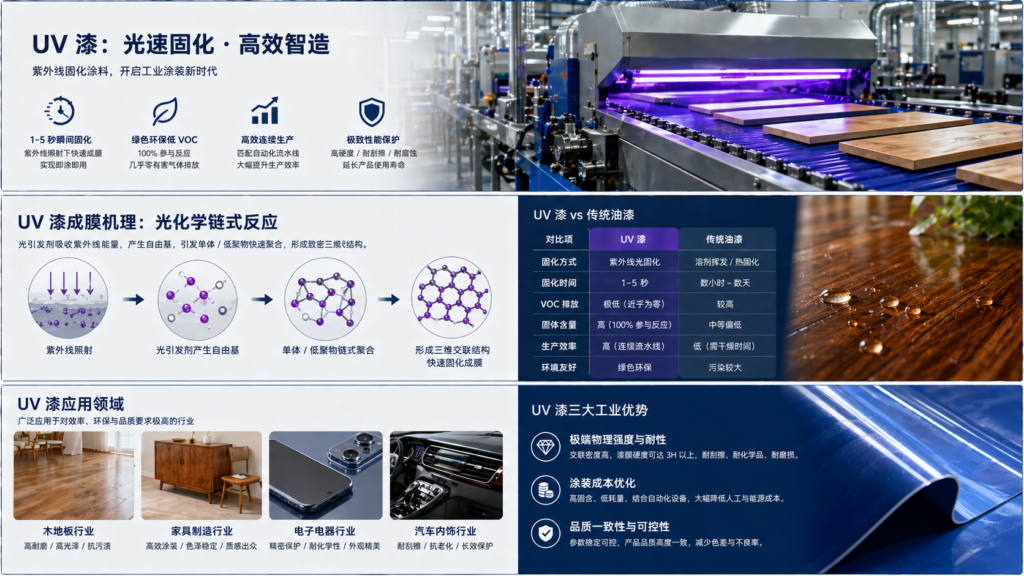 UV油漆，UV固化涂层介绍