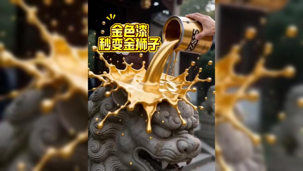 闪金涂料，建筑金色漆，黄金漆