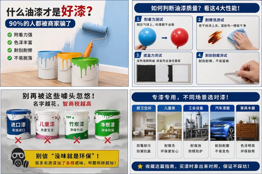 什么油漆才是好漆？优质涂料油漆的特点！