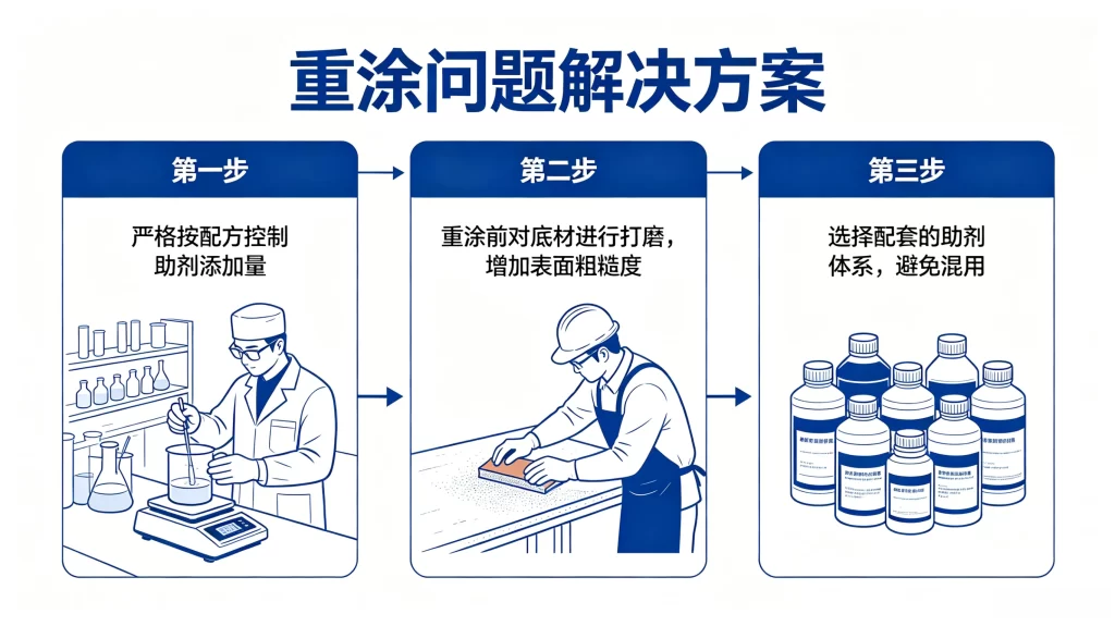 油漆二次重涂出现起泡脱漆售后问题解决方案