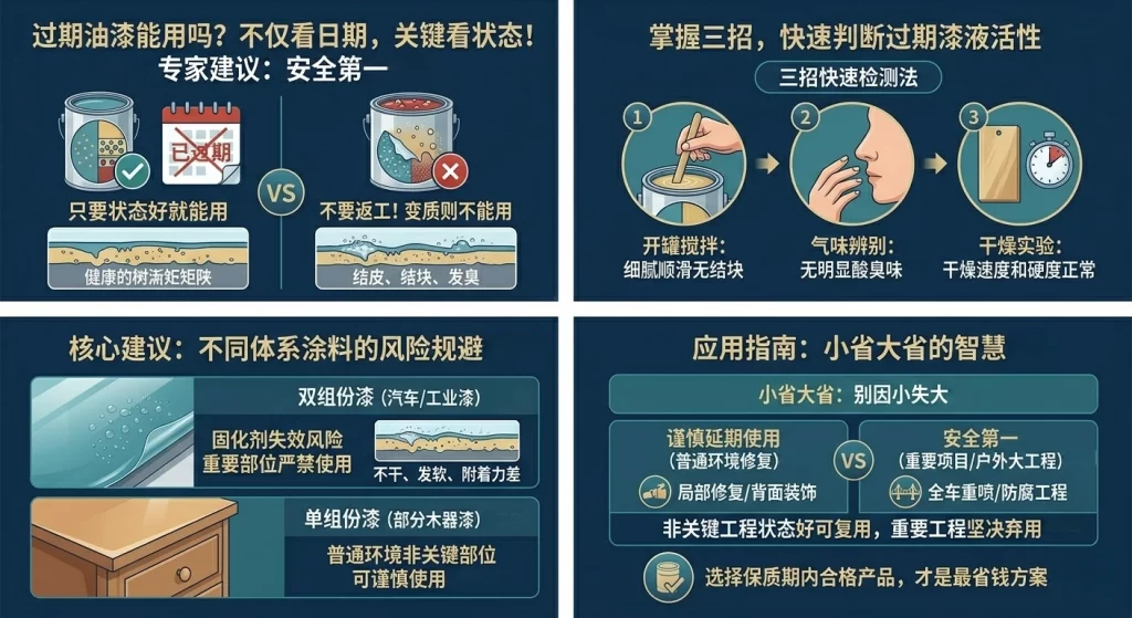 油漆过期，过期的涂料还能不能使用？解决方法！