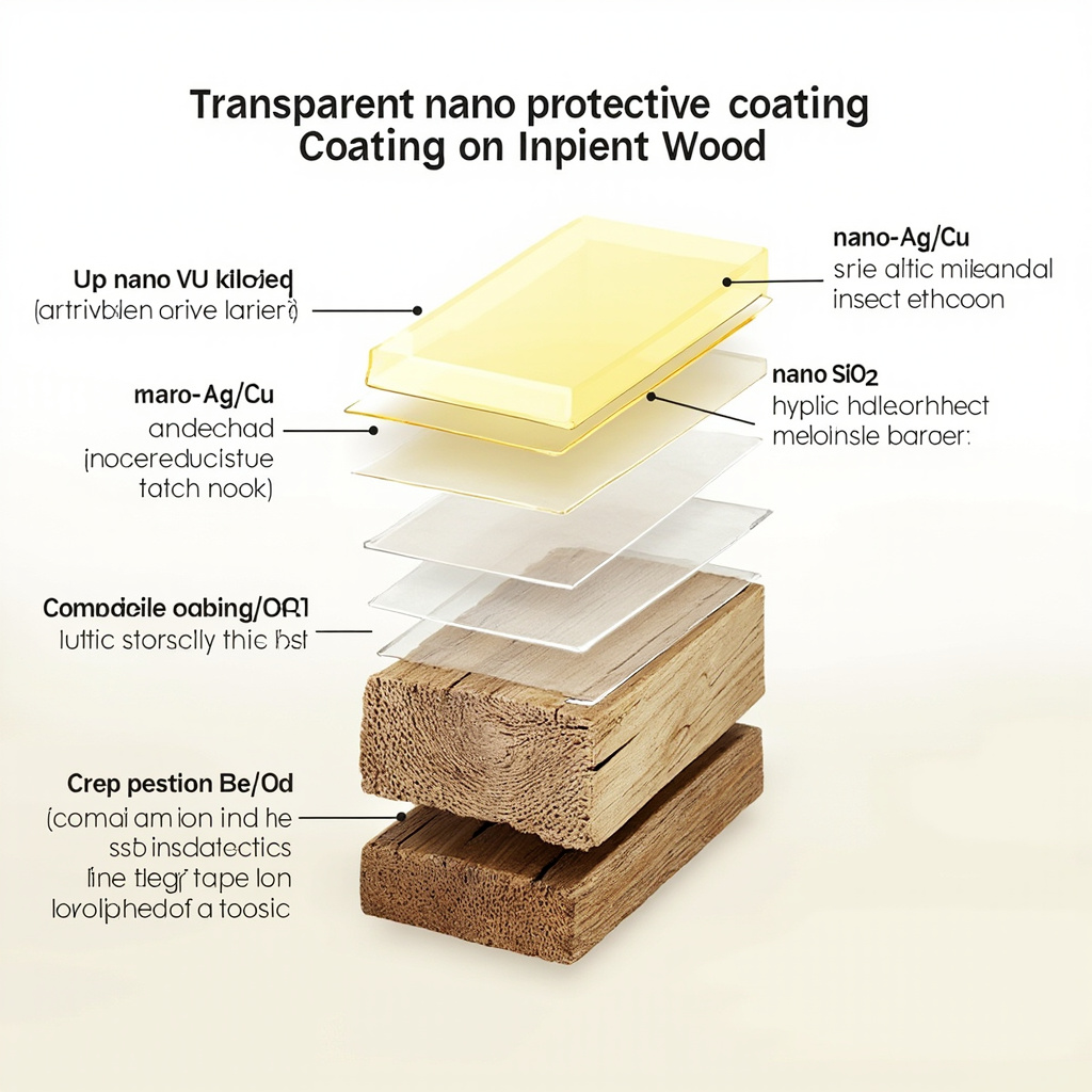 Ancient Wooden Architecture Anti-Insect Transparent Nano Lacquer: From Wood Biod