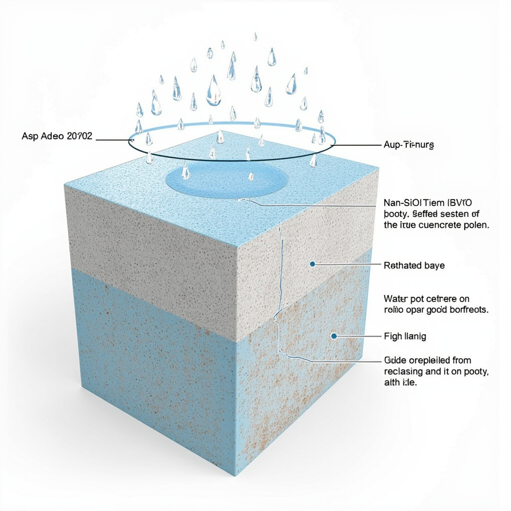 超疏水地下室防潮防霉纳米渗透涂料:从混凝土毛细吸水机理到地下空间长效干燥防护
