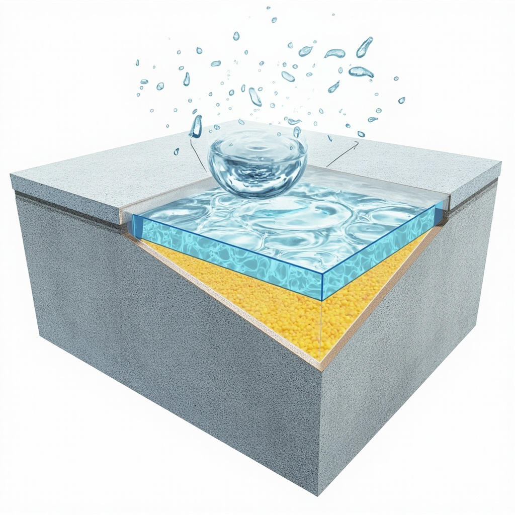 Superhydrophobic Basement Anti-Mold Nano Sealing Coating: From Concrete Capillar