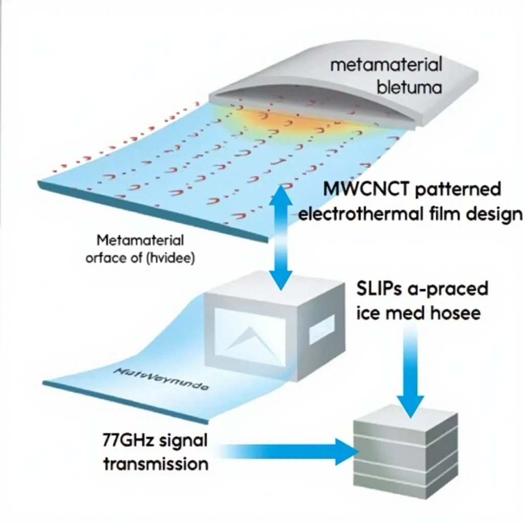 Wave-Transmitting Nano Anti-Ice Coating for Automotive Radomes: mmWave Technolog