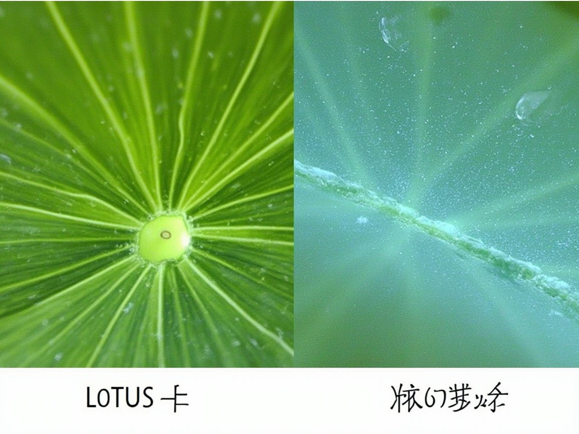 客信新材料实验室内对比荷叶与纳米陶瓷涂层表面,均呈现水珠滚落带走污染物的自洁效果