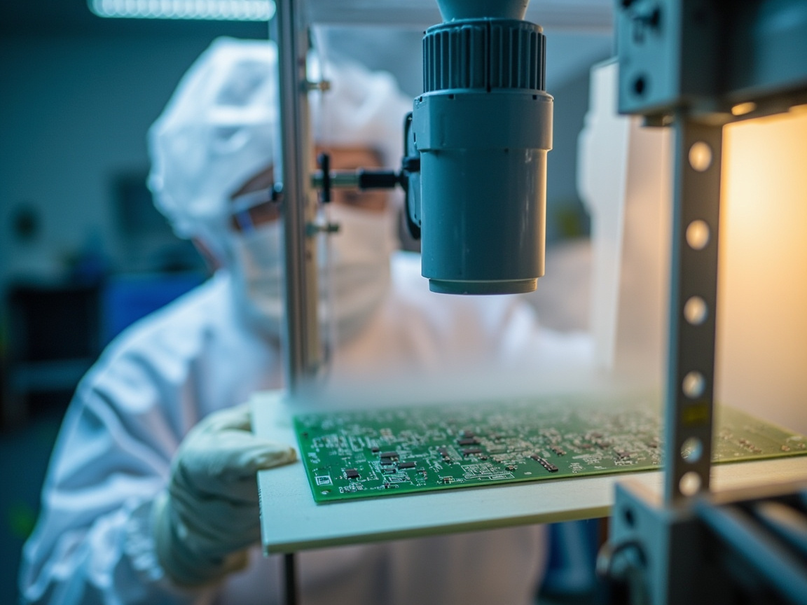 涂覆三防漆后的 PCB 板在湿热与盐雾试验中的状态